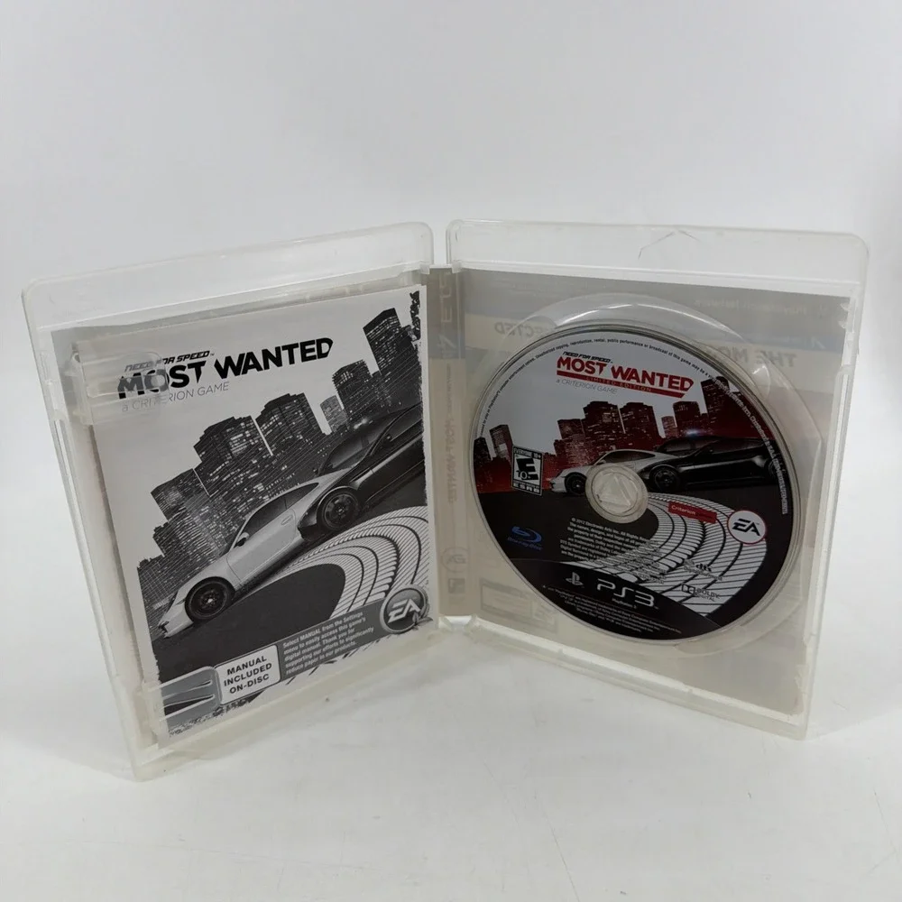 Need for Speed: Most Wanted (Sony PlayStation 3, 2012) Complete w/Manual Insert